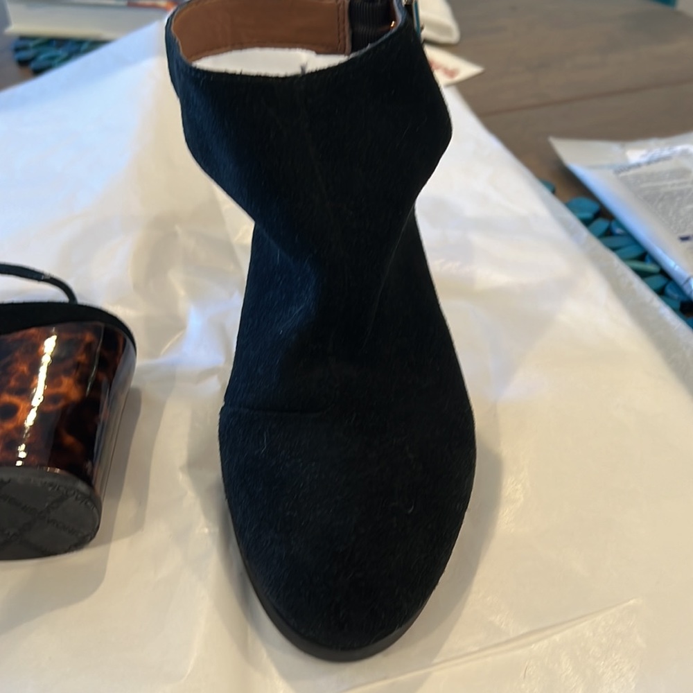 Vionic suede heels like new sz 9.5 deep forest green - Picture 6 of 6